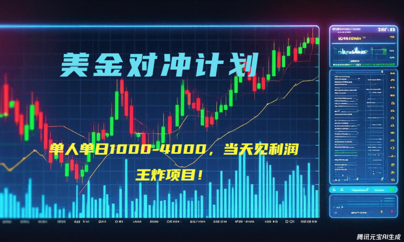 2025年最暴力项目“美金先登计划”最新最强对冲战法,每日实际收益1K-4K-一个公司创业项目 - 淘金吧