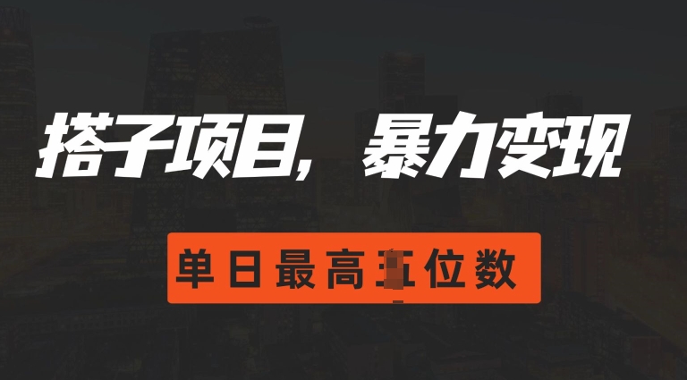 2024搭子玩法，0门槛，暴力变现，单日最高破四位数【揭秘】-一个公司创业项目 - 淘金吧