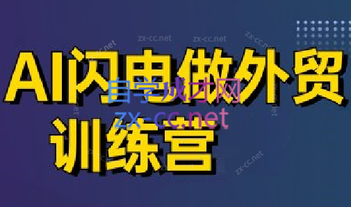 大卫·AI闪电做外贸训练营(更新7月)-一个公司创业项目 - 淘金吧