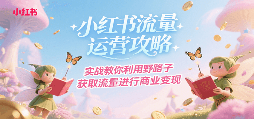 图片[1]-小红书流量运营攻略，实战教你利用野路子获取流量进行商业变现-云创网
