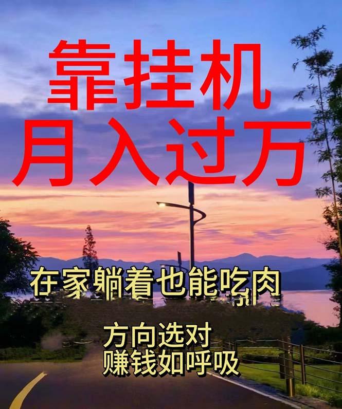 靠挂机，日入1000+，躺着也能吃肉，电脑手机都可挂-一个公司创业项目 - 淘金吧