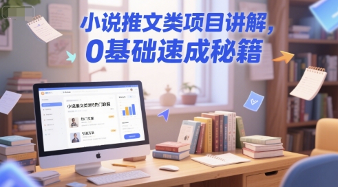 小说推文类项目讲解,0 基础速成秘籍-一个公司创业项目 - 淘金吧