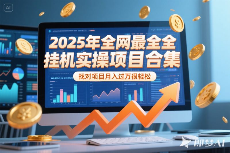 2025年挂机实操项目实操演练，挂机类型，AI直播类型，轻资产创业类型…-一个公司创业项目 - 淘金吧