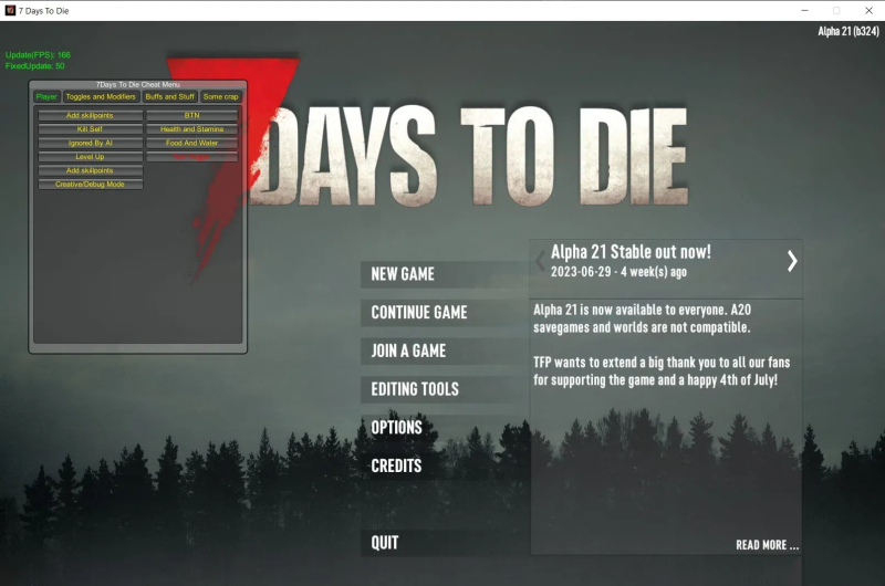 7 Days to Die 七日杀多功能修改器 v1.1.3.105 免费版-一个公司创业项目 - 淘金吧