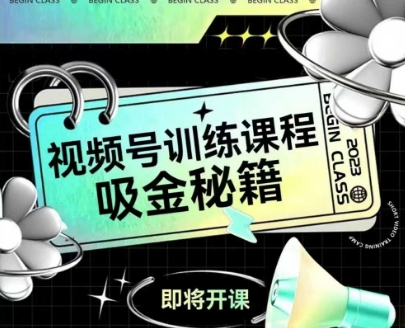 如何做好视频号,视频号训练课程,吸金秘籍-一个公司创业项目 - 淘金吧