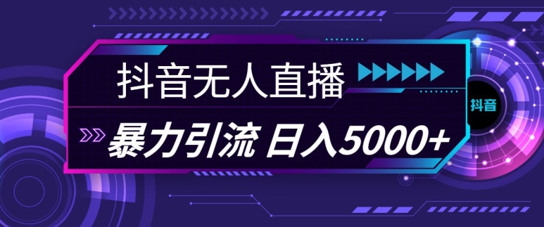 抖音快手视频号全平台通用无人直播引流法，利用图片模板和语音话术，暴力日引流100+创业粉【揭秘】-一个公司创业项目 - 淘金吧
