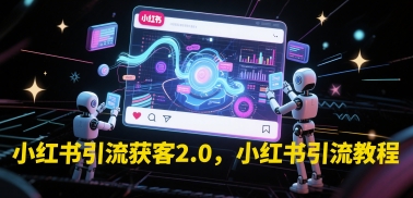 小红书引流获客2.0,小红书引流教程-一个公司创业项目 - 淘金吧