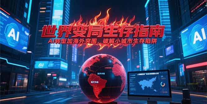 付费文章《世界变局生存指南，AI转型加海外突围，破解小城市生存陷阱》-一个公司创业项目 - 淘金吧