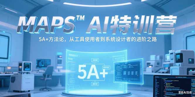 MAPSAI特训营,掌握 5A+方法论,从工具使用者到系统设计者的进阶之路-一个公司创业项目 - 淘金吧