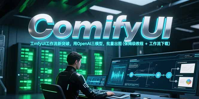 ComfyUI工作流新突破,用OpenAI三模型,批量出图(保姆级教程+工作流下载-一个公司创业项目 - 淘金吧