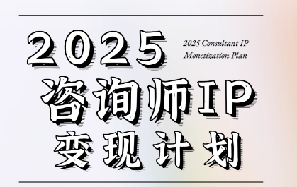7天构建咨询师变现系统,2025咨询师IP变现计划训练营-一个公司创业项目 - 淘金吧