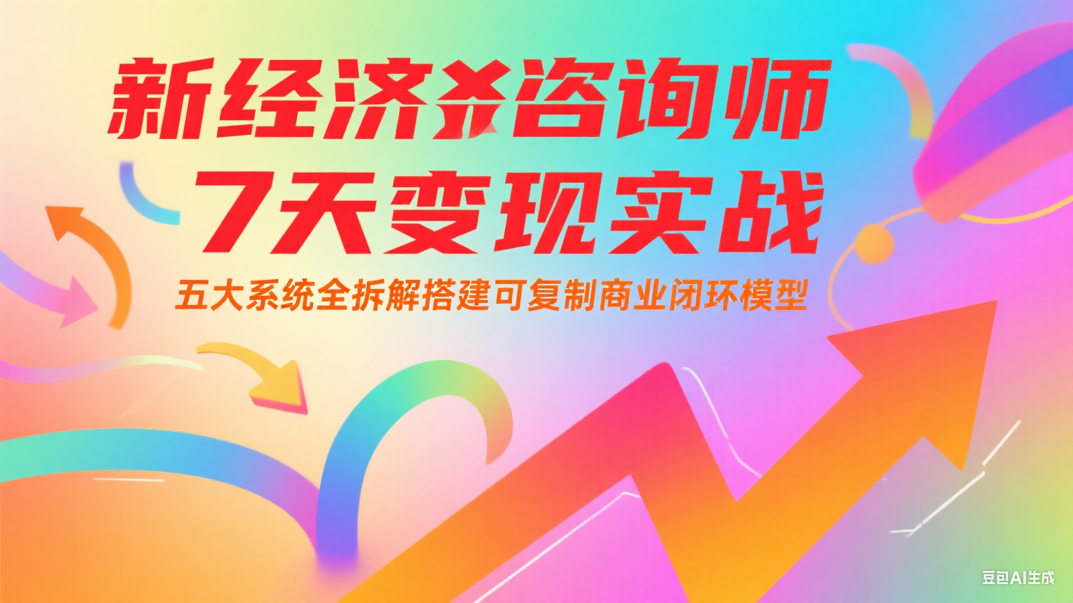 图片[1]-新经济咨询师 7 天变现实战：五大系统全拆解搭建可复制商业闭环模型-云创网