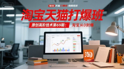 淘宝天猫打爆班原创高阶技术第69期:淘宝从0到爆-一个公司创业项目 - 淘金吧
