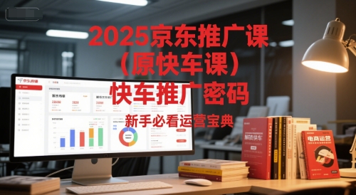 2025京东推广课(原快车课)解锁京东快车推广密码,新手必看运营宝典-一个公司创业项目 - 淘金吧