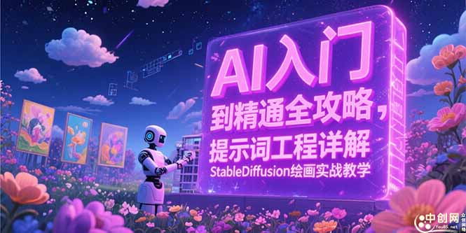 AI入门到精通全攻略,提示词工程详解,StableDiffusion绘画实战教学-一个公司创业项目 - 淘金吧