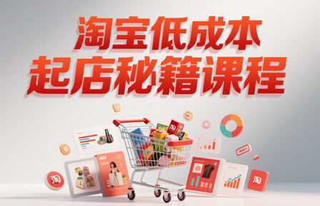 子枫老师·淘宝低成本起店系统课-一个公司创业项目 - 淘金吧