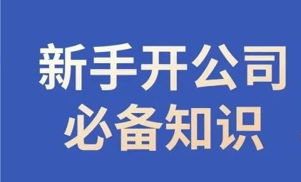新手开公司必备知识，小辉陪你开公司，合规经营少踩坑-一个公司创业项目 - 淘金吧