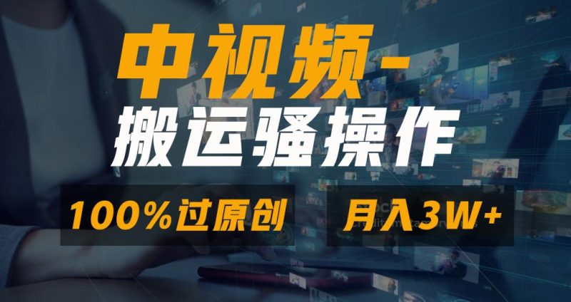 无脑双重去重原创视频,100%中视频+视频号分成计划,一键多平台发布小白…-一个公司创业项目 - 淘金吧