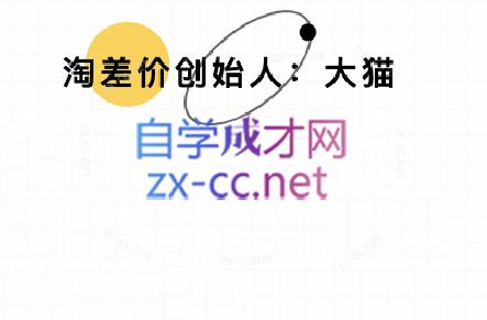 大猫淘差价课程(部分更新5月)-一个公司创业项目 - 淘金吧