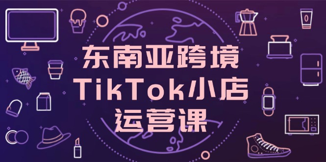 东南亚跨境TikTok小店运营课,掌握店铺设置与流量转化核心技巧-一个公司创业项目 - 淘金吧