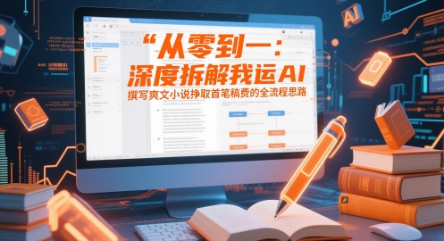 从零到一:深度拆解我运用AI撰写爽文小说挣取首笔稿费的全流程思路-一个公司创业项目 - 淘金吧