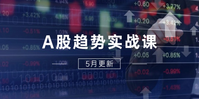 A股趋势实战课:主力动向+政策红利,2025全年策略5月更新-一个公司创业项目 - 淘金吧