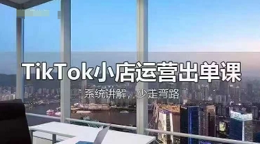TikTok小店运营出单课,从开店选品、运营出单、发货回款,进行全流程讲解-一个公司创业项目 - 淘金吧