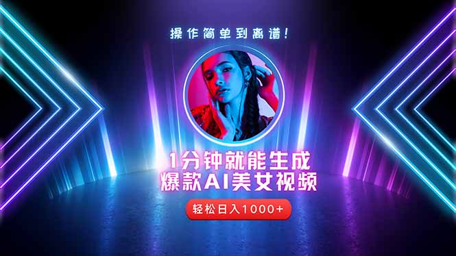 2025年最强副业:用AI做短视频,从零开始打造爆款账号!-一个公司创业项目 - 淘金吧