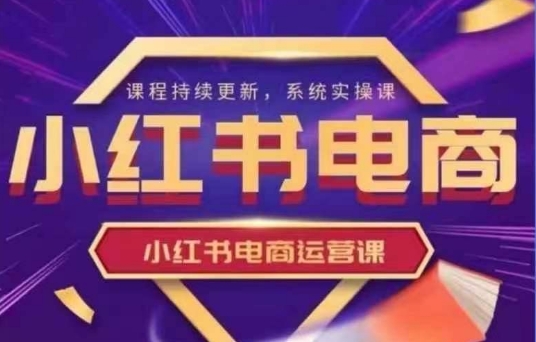 小红书电商运营实操课，​新手从0~1落地实操-一个公司创业项目 - 淘金吧