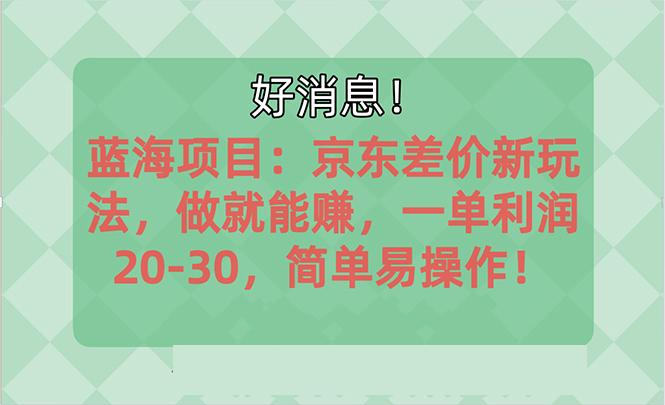 越早知道越能赚到钱的蓝海项目：京东大平台操作，一单利润20-30，简单…-一个公司创业项目 - 淘金吧