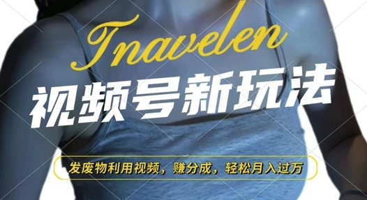 视频号新玩法,废物利用视频,撸分成收益,轻松月入过W【揭秘】-一个公司创业项目 - 淘金吧