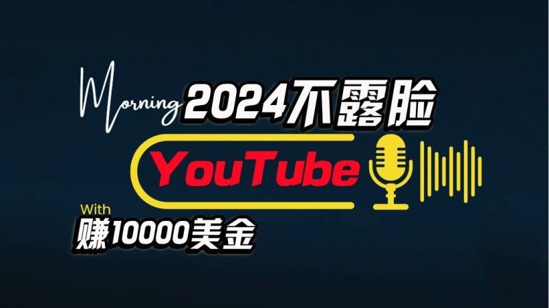 AI做不露脸YouTube赚$10000/月,傻瓜式操作,小白可做,简单粗暴-一个公司创业项目 - 淘金吧