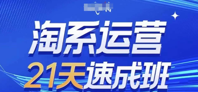 淘系运营21天速成班(更新25年2月),0基础轻松搞定淘系运营,不做假把式-一个公司创业项目 - 淘金吧