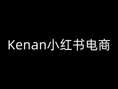 Kenan小红书电商-kenan小红书教程-一个公司创业项目 - 淘金吧