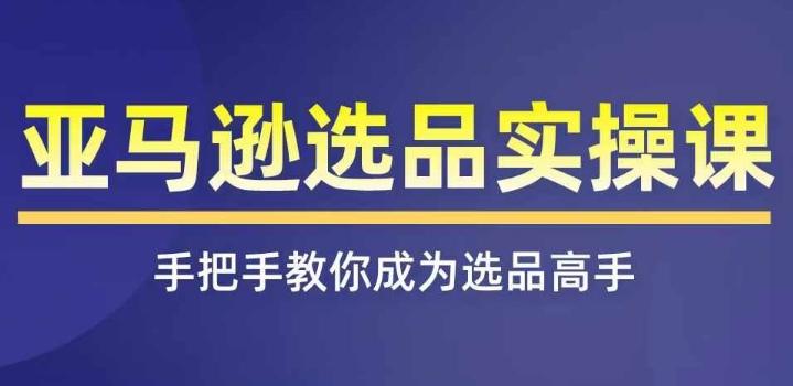 亚马逊选品实操课程，快速掌握亚马逊选品的技巧，覆盖亚马逊选品所有渠道-一个公司创业项目 - 淘金吧