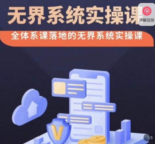 老衲·无界系统实操课，全体系落地无界改版后选择、出价、高投产做付费引流-一个公司创业项目 - 淘金吧