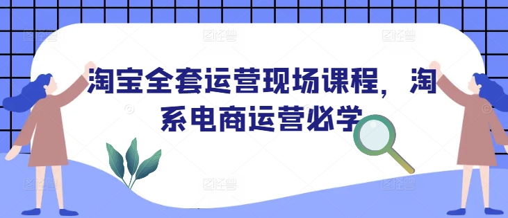 淘宝全套运营现场课程,淘系电商运营必学-一个公司创业项目 - 淘金吧