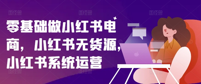 零基础做小红书电商,小红书无货源,小红书系统运营-一个公司创业项目 - 淘金吧