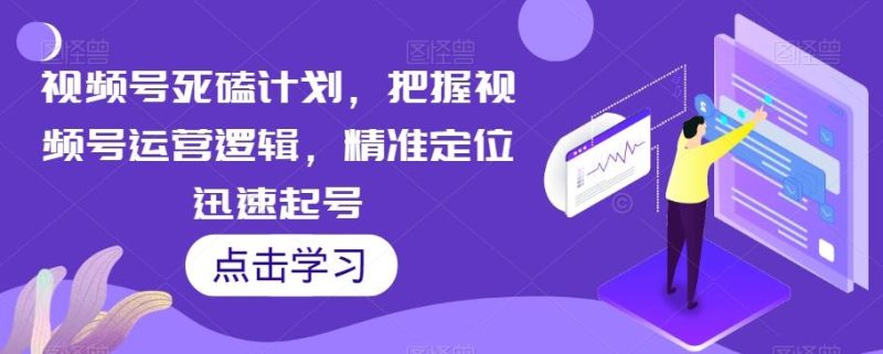 视频号死磕计划,把握视频号运营逻辑,精准定位迅速起号-一个公司创业项目 - 淘金吧