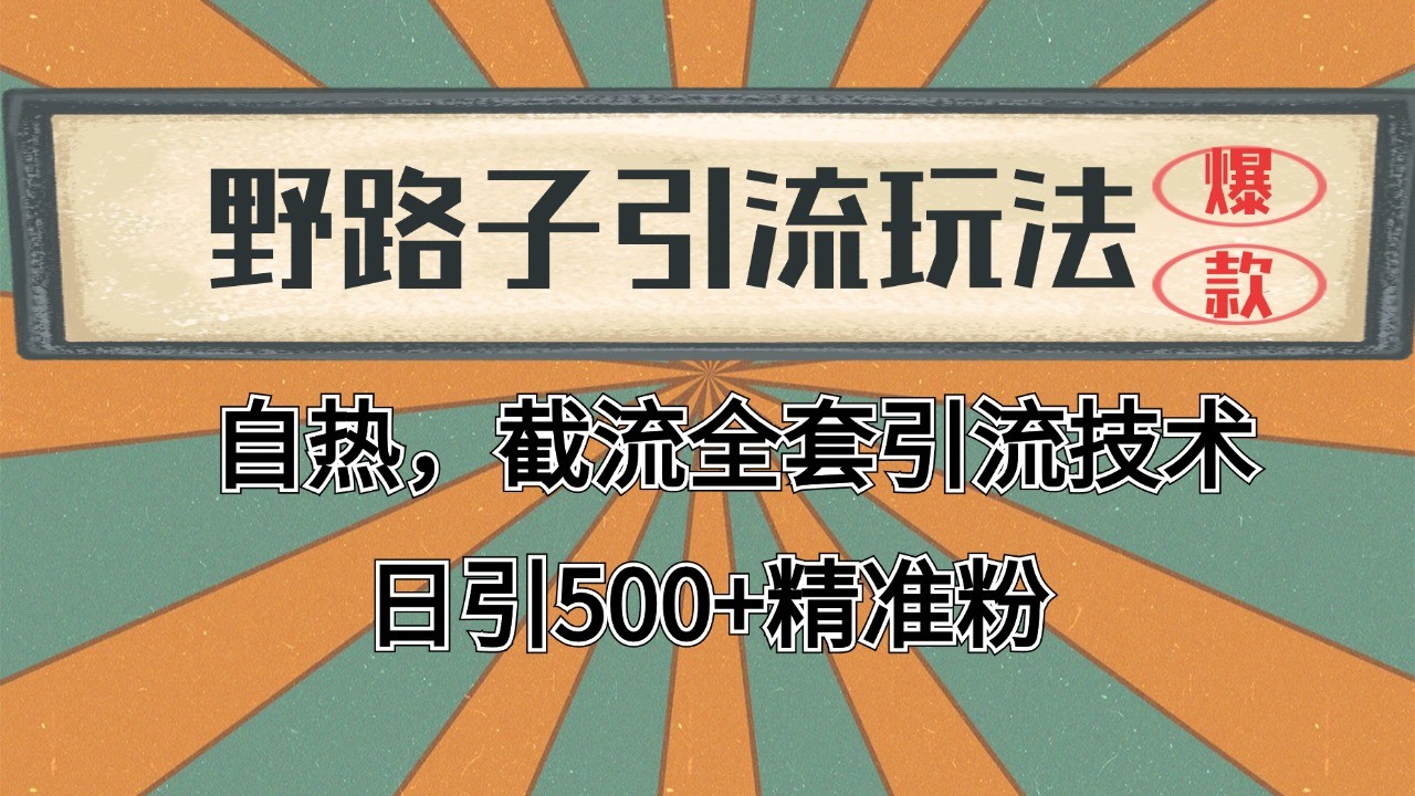 图片[1]-抖音小红书视频号全平台引流打法，全自动引流日引2000+精准客户-云创网