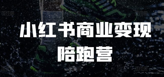 小红书商业变现陪跑营,小红书电商教程-一个公司创业项目 - 淘金吧