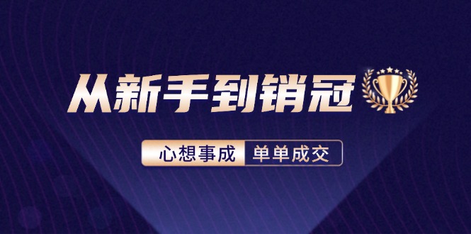 从新手到销冠：精通客户心理学，揭秘销冠背后的成交秘籍-一个公司创业项目 - 淘金吧