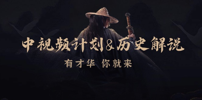 中视频计划历史解说,博主教你赚钱,涵盖素材、文案、音频、图像处理-一个公司创业项目 - 淘金吧