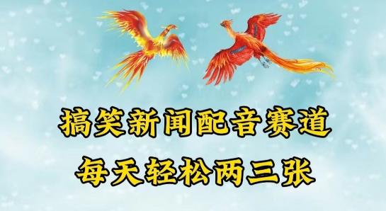 中视频爆火赛道一搞笑新闻配音赛道，每天轻松两三张【揭秘】-一个公司创业项目 - 淘金吧