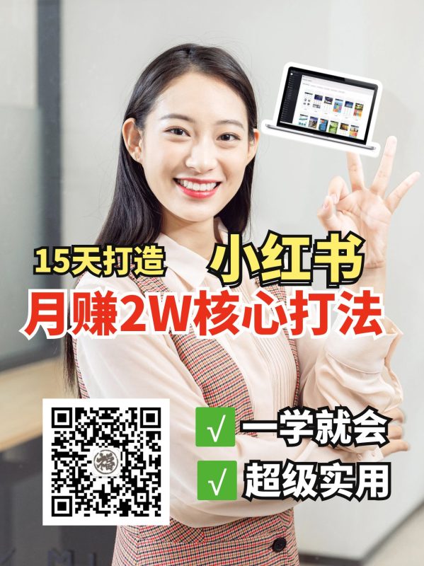 小红书月赚2W个核心打法，15天打造出快速赚钱的小红书账号-一人公司创业项目 - 淘金吧