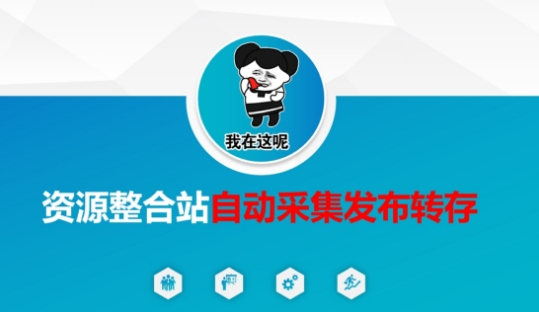 资源整合站自动采集发布转存，解放双手-一人公司创业项目 - 淘金吧