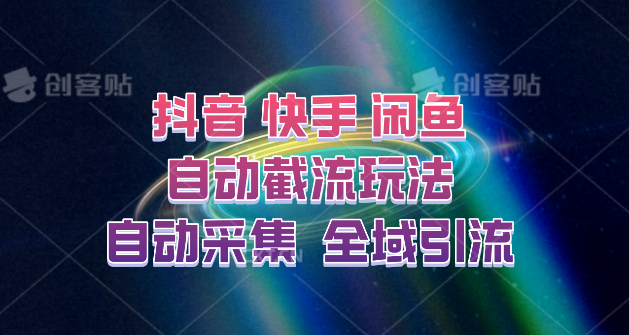 图片[1]-快手、抖音、闲鱼自动截流玩法，利用一个软件自动采集、评论、点赞、私信，全域引流-云创网