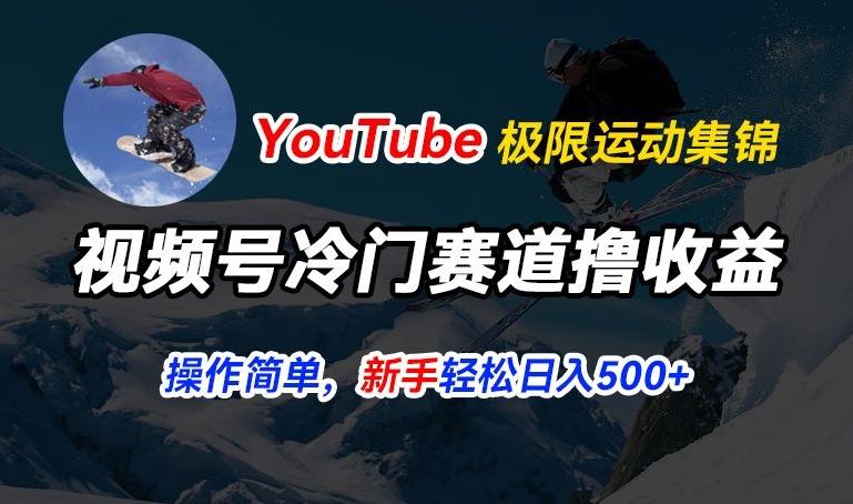 视频号冷门赛道撸收益,YouTube搬运极限运动集锦,暴力起号,操作简单流量高,轻松日入5张【揭秘】-一人公司创业项目 - 淘金吧