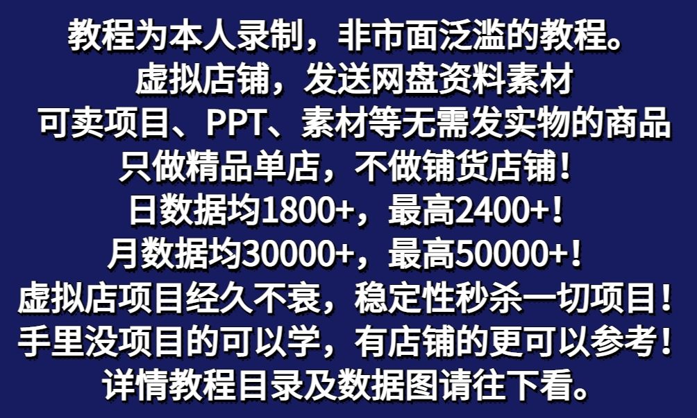 图片[1]-拼多多虚拟店铺项目，电脑挂机自动发货，单店日利润300+-云创网