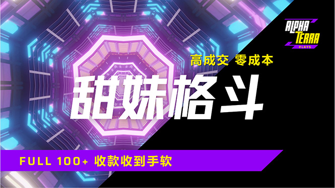 高成交零成本，售卖甜美格斗课程，谁发谁火，加爆微信，日入1000+收款…-一人公司创业项目 - 淘金吧